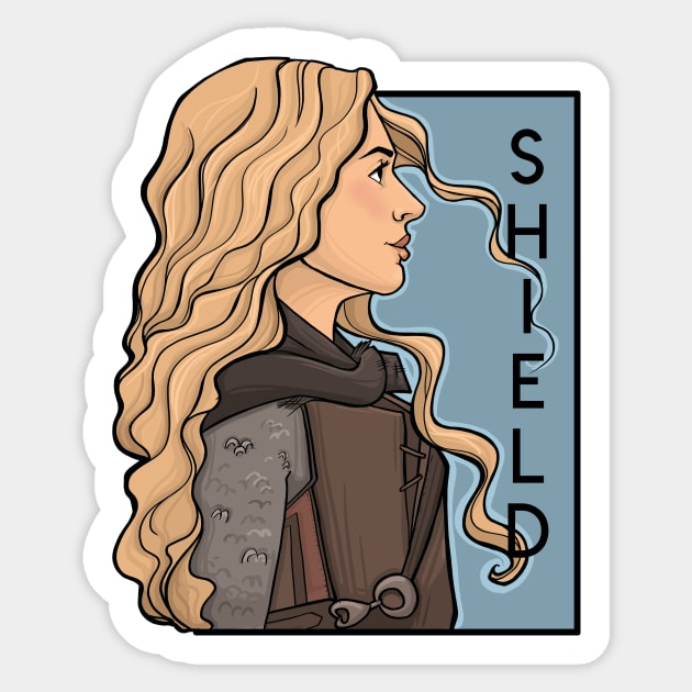 Shield Sticker by KHallion